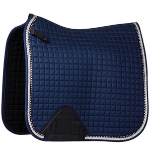 Sudadero de Doma Azul Marino con Diseño Acolchado, Relleno de Poliéster, Forro Polar y Ribete Brillante - Product Image 1