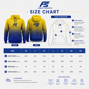 Sudadera Deportiva Personalizada con Sublimación para Hombre, Sudadera con Capucha Degradado Azul y Amarillo, Transpirable, para Gimnasio, Fitness y Entrenamiento - Product Image 6