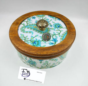 Cuenco para servir de madera Largg, cuenco elevado para servir de madera para aperitivos, ollas para servir de madera Natural hechas a mano, cuenco Falak World Export - Product Image 4