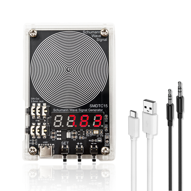 HealPul SMDTC15 USB Powered Schumann Resonance Generator 7.83Hz  Adjustable 0.01Hz to 9999Hz Sine Wave Generator