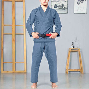 เสื้อคลุมยาวสไตล์โบโฮผ้าไหมญี่ปุ่นแบบฮาโอริสั่งทำขายส่ง เสื้อคลุมโอเวอร์ไซส์แบบกิโมโน ชุดศิลปะการต่อสู้ ชุดยูโด ย้อมสี - Product Image 3