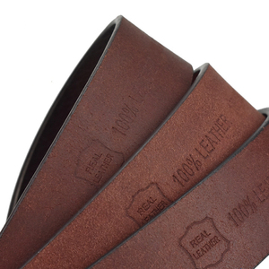 Ceinture en cuir pleine couleur de haute qualité pour homme, robuste, avec boucle classique à ardillon, confortable, pour tenues chaudes et sacs - Product Image 6