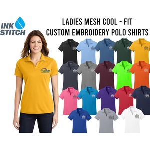 Camiseta Polo Personalizada para Mujer Lst640 con Bordado Personalizado, Logotipo, Texto, Malla Transpirable - Product Image 3