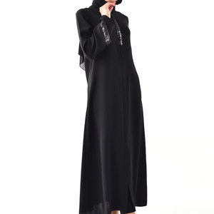 Hot Selling 2026 Latest Design Women's Casual Abaya <b>Dress</b> <b>Long</b> Sleeve Breathable Lightweight Quick Dry Solid Made In Pakistan - Product Image 2