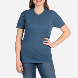 เสื้อยืดทีเชิ้ต เฮเธอร์ มารูน ไตรเบลนด์ เสื้อยืดสำหรับทุกเพศ - Product Image 5