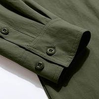 Chemise tactique à manches longues pour homme, pour l'été, séchage rapide, tissu sergé imperméable, pour la randonnée, l'escalade, la chasse, vêtements formels et décontractés