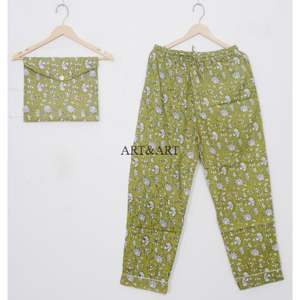 Conjunto de Pijama de Algodón Suave para Mujer, Elegante, Estampado Floral Digital, Cierre de Botones, Ropa de Dormir Cómoda, Mangas Largas - Product Image 3