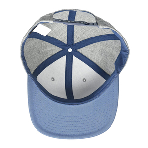 หมวกเบสบอลแบบ Snapback 5 แผง ขายส่ง ลายปัก 3 มิติ สีสันปรับแต่งได้ สไตล์สปอร์ต - Product Image 6