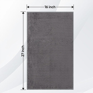 Toalla Deportiva de Algodón Tejido para Adultos, Suministrada por el Fabricante, con Bolsillo con Cremallera |   Toalla de Gimnasio de Secado Rápido Personalizada |   Suave y Absorbente - Product Image 6