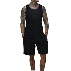Shorts décontractés 100 % coton pour hommes, 300 GSM, en tissu jersey 100 % coton, vente en gros, shorts décontractés épais pour hommes 2026 - Product Image 1