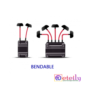 Antena Circular Polarizada para Dron ETEILY ET-58FPVDA-SMS de 5.8GHz FPV con Conector Macho, Clasificación IP54, Ganancia de 3.0dBi - Product Image 2