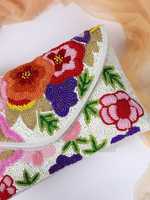 Pochette perlée faite main professionnelle, brodée, tendance, style luxueux, scintillante, robuste, légère, portable, écologique et sûre
