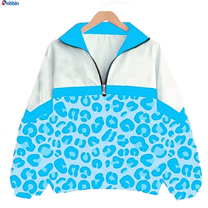 Veste coupe-vent de haute qualité pour femmes, veste de motard, imprimé léopard violet, manches longues, fermeture éclair sur le devant, col rabattable, vêtements d'automne - Product Image 6
