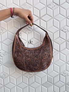New Designer Hand Tooled Carving Leather Stylish 2026 Handbag Sling <b>Bag</b> Gypsy <b>Boho</b> Shoulder Handmade Western Stylish <b>Bags</b> - Product Image 5