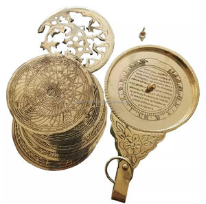 แอสโทรลาเบทองเหลืองทะเลแบบโบราณพร้อมเทคนิคการหล่อดีไซน์แบบอังกฤษและอาหรับ - Product Image 5
