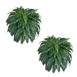 Grandi Felci Artificiali Boston da Appendere 43-47 Pollici, 88 Varietà di Piante Finte Naturali per Decorazione Murale, Disponibili in Diversi Colori - Product Image 4