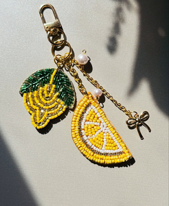 Best Price Handmade Beaded Keychain Glass Seed Bead Bag Charm Metal Hook Embroidery <b>Key</b> <b>Ring</b> Floral Shape <b>Key</b> - Product Image 2