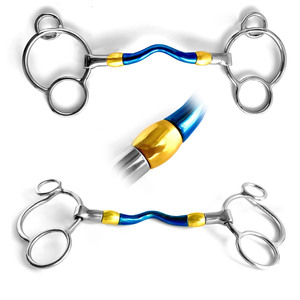 Servicio OEM ODM: Bocados para Caballos de Acero Inoxidable y Plata Alemana, Cómodos, con Grosor de Boquilla de 14mm/16mm, Precio Mayorista, Acabado de Alto Brillo - Product Image 1