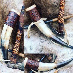 Soporte para Cuerno Vikingo, Diseño Natural, Hecho a Mano, Duradero, Alta Calidad, Estilo Feng Shui, Opción de Logotipo Personalizado - Product Image 3