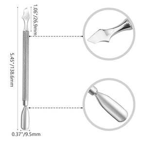 Empujador de Cutículas, Limpiador de Gel, Removedor de Cutículas, Herramienta de Manicura para el Cuidado de las Uñas, Recortador de Cutículas - Product Image 6