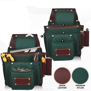 Professional Best Quality Tool Bag With Belt for Sale Premium Quality Men's PU Leather Tool Kit Belts - Product Image 5