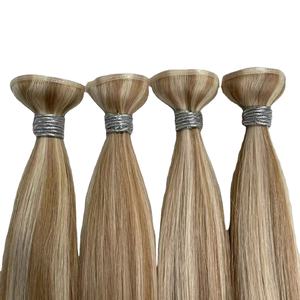 Vente chaude 100% Vierge Remy Trame Extensions de Cheveux Vietnam Usine Vague d'Eau Fumi 100% Cheveux Humains Génie Trame Extensions de Cheveux - Product Image 1