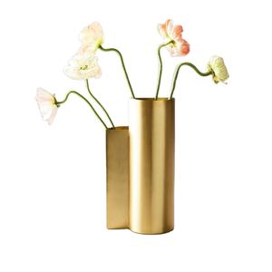 Unique Design Golden <b>Flower</b> <b>Vase</b> <b>for</b> Living Room Home Balcony Decoration Modern Luxury <b>Flower</b> Pot & <b>Vase</b> <b>for</b> <b>Sale</b> - Product Image 1