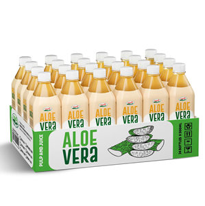 Boisson originale à l'aloe vera 500ml en bouteille PET, 100% pulpe de fruits réels, prix direct usine, best-seller, vente en gros B2B, fournisseur OEM - Product Image 2