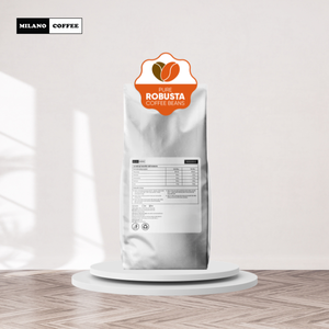 เมล็ดกาแฟโรบัสต้าบริสุทธิ์ 100% 1 กก. |   กาแฟดักลักโฮลบีนมิลาโน |   ฟูลซิตี้ + โรสต์ แพ็คเกจแบบถุง ผลิตในเวียดนาม - Product Image 1