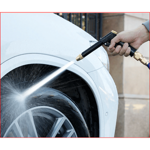 Pistola ad Alta Pressione per Lavaggio Auto con Tubo Retrattile e Kit Schiuma - Attrezzo per Irrigazione Domestica e Giardino - Product Image 4