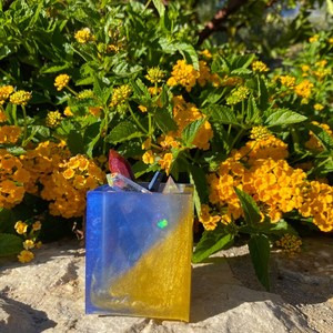 Premium Resin Pen Holder with Customized Design Classy Desk Organizer <b>for</b> Office Table and <b>Gifting</b>-Tradebyd - Product Image 1