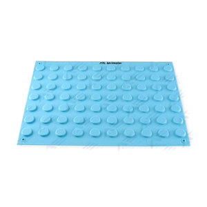Avoid Silicone <b>Rubber</b> Perforations Cutting <b>Edge</b> Medic Instruments Stainless Steel Raised Magnetic Mat Firmly Round Magnets - Product Image 1