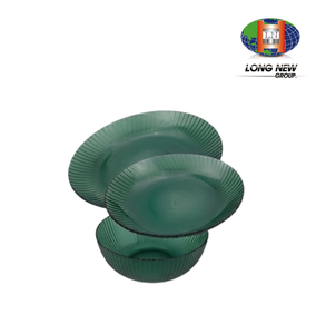 Vaisselle en plastique réutilisable personnalisée LONGNEW |   Service de vaisselle durable pour la maison et la salle à manger - Product Image 5