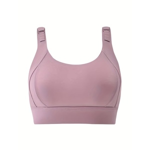 Soutien-gorge de sport pour femmes en nylon et élasthanne, léger, respirant, confortable, pour la gym, l'entraînement, le fitness, vêtements de sport, vente en gros, service OEM - Product Image 1