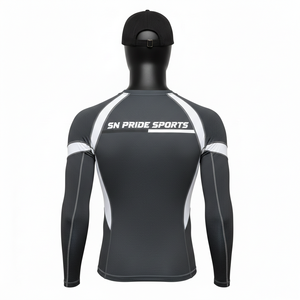 Personaliza Tu Propia Camiseta de Manga Larga para MMA - Color y Logotipo Personalizados, Tallas Grandes, Impresión por Sublimación, Unisex - Product Image 5