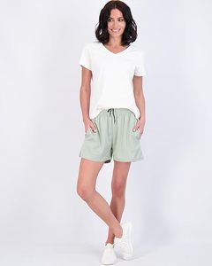 Shorts Deportivos para Mujer, Transpirables, 100% Algodón, Cintura Elástica Media, Secado Rápido, Tendencia Actual - Product Image 3