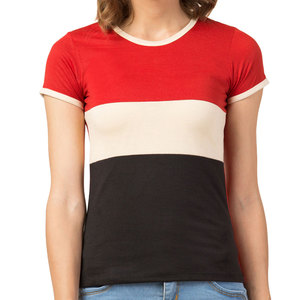 Fashion Women T Shirts Slim Fit Women T Shirts Soft Cotton Comfortable Daily Wear Stylish Summer - Product Image 1
