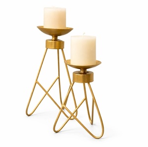 Support de bougie en bois artisanal luxueux, style antique, décoration décorative pour la maison - Product Image 4