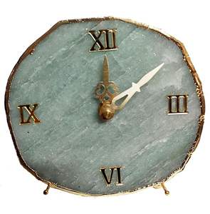 Horloge murale de luxe en résine faite à la main, moderne, étanche, surdimensionnée, avec veilleuse, alimentée par piles, pour Pâques, mariage, retraite, Ramadan, maison - Product Image 1
