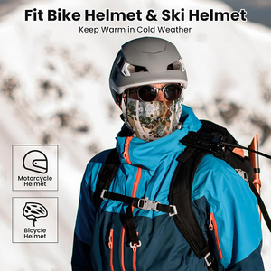 Masque facial en maille respirante, coupe ajustée, couvrant tout le visage, pour le cyclisme, la course à pied, la salle de sport, les activités de plein air - Product Image 5