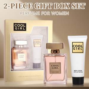 Coffret cadeau de parfum pour femmes en 2 pièces, lotion pour le corps, aldehydes durables, jasmin, ylang-ylang, fleur d'oranger, bergamote, citron, saveurs de vacances - Product Image 6