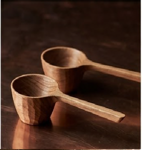 Handcrafted Wooden Coffee Scoop Long Handle <b>Measuring</b> <b>Spoon</b> Natural Wood Kitchen Coffee Tea Sugar Scoop Cup Set - Product Image 6
