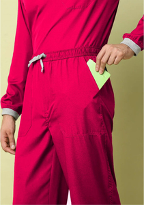 Uniformes Médicos Personalizados para Mujer, Blusa con Cuello en V, 100% Algodón, Antiarrugas, Conjunto de Spa, Traje Médico para Enfermeras - Product Image 5