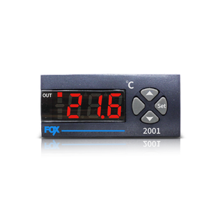 CONOTEC-controlador de temperatura Digital FOX-2001, función de bloqueo de refrigeración/calefacción, programa, 1 relé, sensor de entrada, NTC - Product Image 1