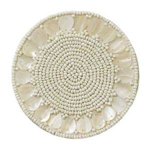 Posavasos de Cristal Decorativos Hechos a Mano con Cuentas de Cristal, Accesorio de Mesa de Lujo para Fiestas de Cócteles, Protege las Mesas de Goteos y Derrames - Product Image 4