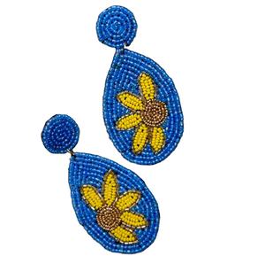 Boucles d'oreilles crâne perlées en solde, boucles d'oreilles multi-perles personnalisées pour femmes, bijoux de fête festifs au meilleur prix - Product Image 1