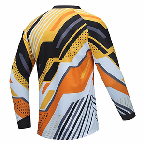 Wholesale Off-Road Sublimation Motocross jersey Customized Motocross Jersey With printed Side Panel OEM Service - Product Image 2