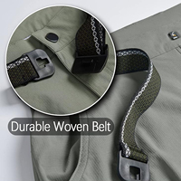 Pantalon de randonnée léger et imperméable 10 000 mm pour homme, avec fermeture éclair, en coton élastique, résistant à l'usure, respirant et à séchage rapide pour l'automne