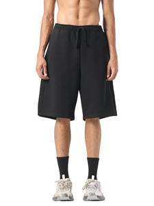 Shorts en molleton épais personnalisés 100 % coton, shorts de survêtement oversize en coton premium, shorts streetwear, OEM ODM Marque privée - Product Image 2