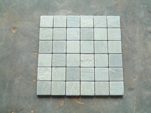 Dalles et carreaux en pierre calcaire vert lime durables et antidérapants pour la conception intérieure et extérieure - Product Image 3